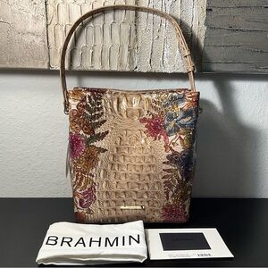 Brahmin Celina CHRYSANTHEMUM MELBOURNE Genuine Leather Tote HTF